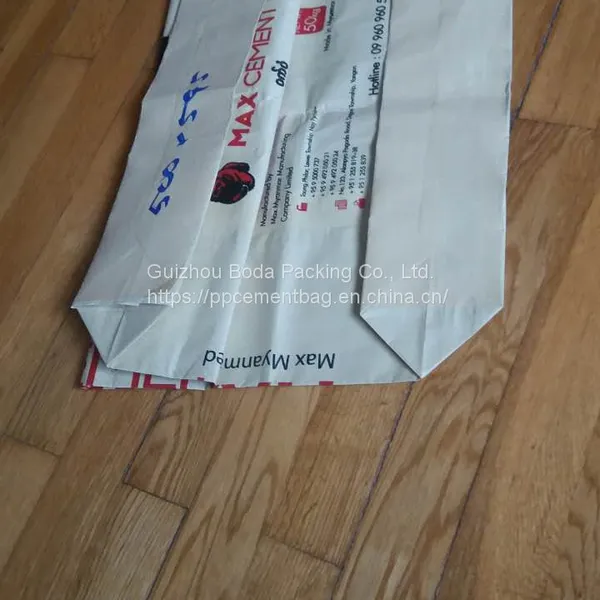 China Laminated BOPP Valve Spout Flexography Polypropylene Woven Bag for Building Materials photo-5
