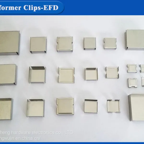 High Frequency Power Transformer EFD20 Cover, EFD20 Clip, High-frequency Transformer Shielding Cover, Power Transformer Accessories, Made of SUS301 Stainless Steel Material. photo-2