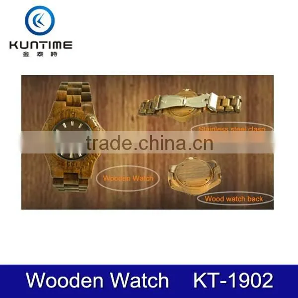 2015 Wholesale Import Wood Watch Vogue Wrist Wood Watch photo-3