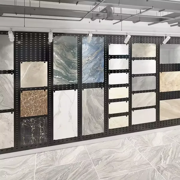Metal Ceramic Tile Display Rack Stand Marble Tile Display Racks for Showroom