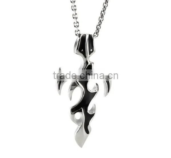 Famous Brand Treasured Sword Designer Charms Pendant Man Heavy Stainless Silver Steel Necklace Paypal Accept photo-2
