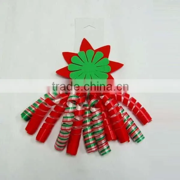 Curly Gift Bows Sheer Ribbon for Decoration/High Quality Handmade Gift Bows,organza Bow
