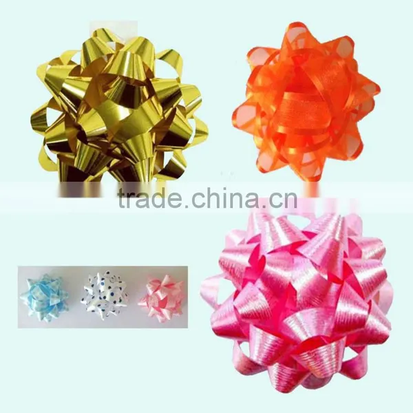 Star Ribbon Bow for Xmas Decoration and Gift Ornament photo-5