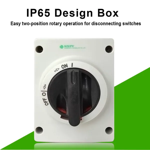 NSI01-40 6P DC 1500V Isolator Switch Protection Device Isolation photo-3