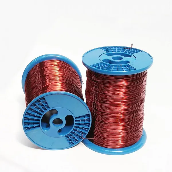 IEC-60317 Enameled Aluminum Coil Wire SWG 6-32 Solid Flat Round Wire With Insulation Coating for Fan Motor Winding photo-3