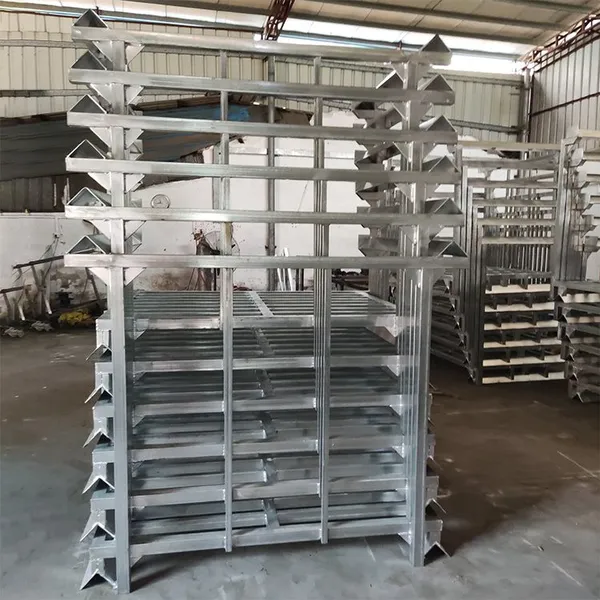 Heavy Duty Steel Nestable Stacking Pallet Rack for Industrial Storage Solutions photo-2