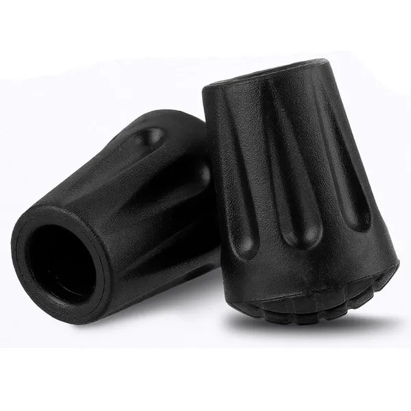 Hiking Pole Tips Hiking Accessories - Cane Rubber Tips Replacement Hiking Stick Grip Replacement Walking Cane Tips Hiking Poles for Hiking Gear