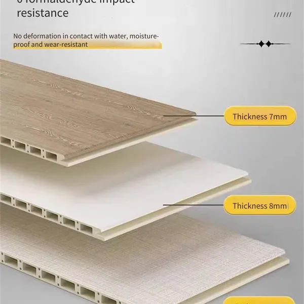 Bamboo and Wood Fiber Integrated Wall Panel Series Products, Light - Style, Environmentally Friendly Materials, Quality Guaranteed photo-2