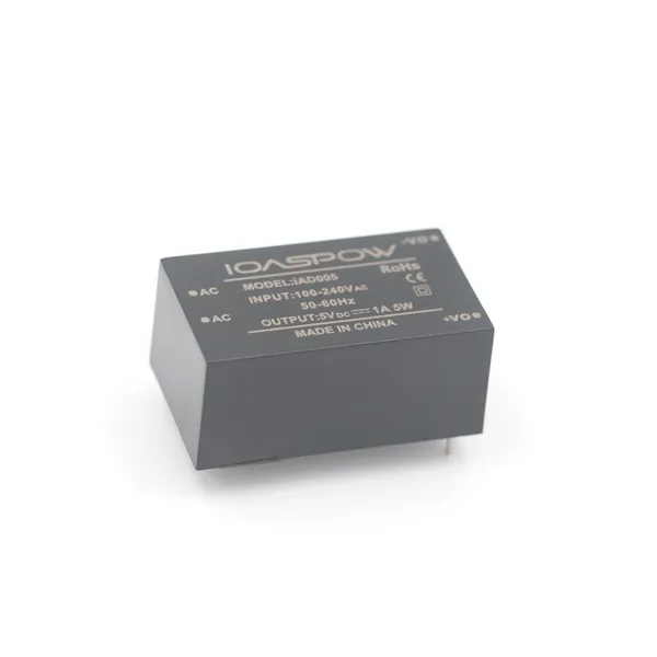 AC 110-220V в DC 3.3V 5V 9V 12V 15V 24V 5W Модульное источник питания AOKPOWER iAD005
