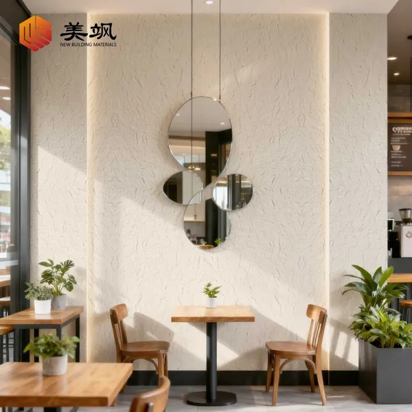 Starry Moon Stone Flexible Soft Porcelain Wall Panel for Hotel Villa Decoration photo-5