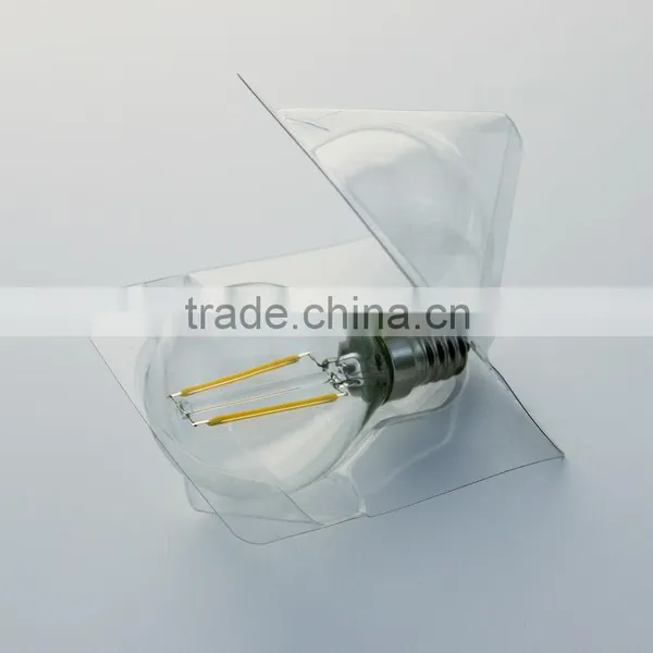 2016 New Design No Radiation High Quality Dimmable 30000 Hours 2W E14 E27 B22 A19 G45 C35 T25 CE LED Filament Bulb photo-3