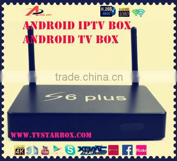 2015 Android Smart tv Box Black Plastic Case Alwinner hd Quad Core Android Iptv Box I6s Plus