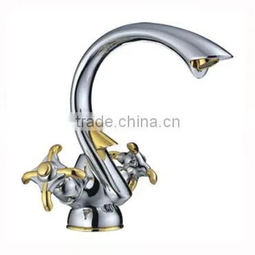 Brass Two Handle Artistic Brass Faucets