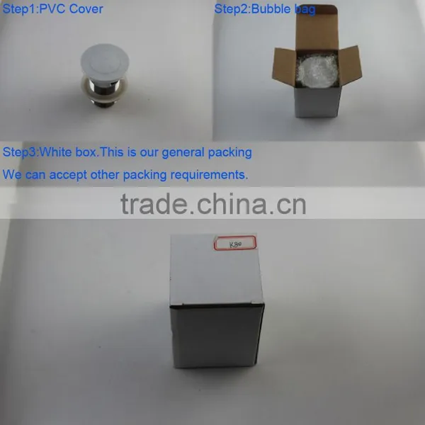 Watermark High Quality Basin Wash Accessories With Overflow Brass Waste Pop Up Click Clack (K80) photo-4