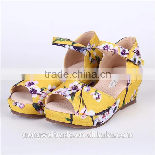 2015 Hot Fashionable Kids Shoes Princess Dress Up Shoes Slipsole Sandal For Girls photo-2