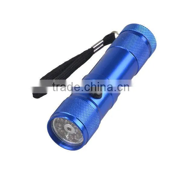 8 + 1 LED Aluminum Case 8 LED Flashlight With Laser Pointer photo-2