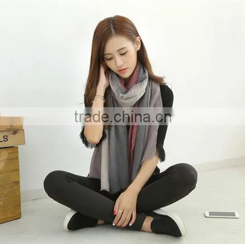 Newest Korean Fashion Assorted Color Cotton Viscose Woman Neck Scarf Quality Choice