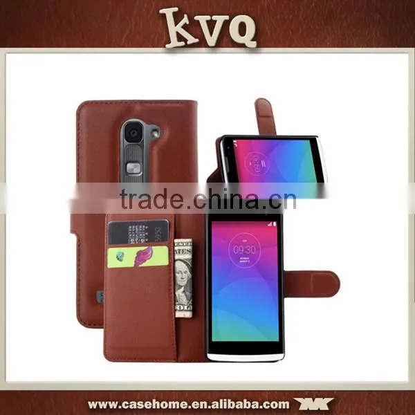 Mobile Phone PU Leather Flip Wallet Cover Case for LG Leon photo-2