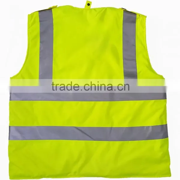 Workwear EN471 CLASS 3 Hi Vis Reflective Safety Body Warmer photo-2