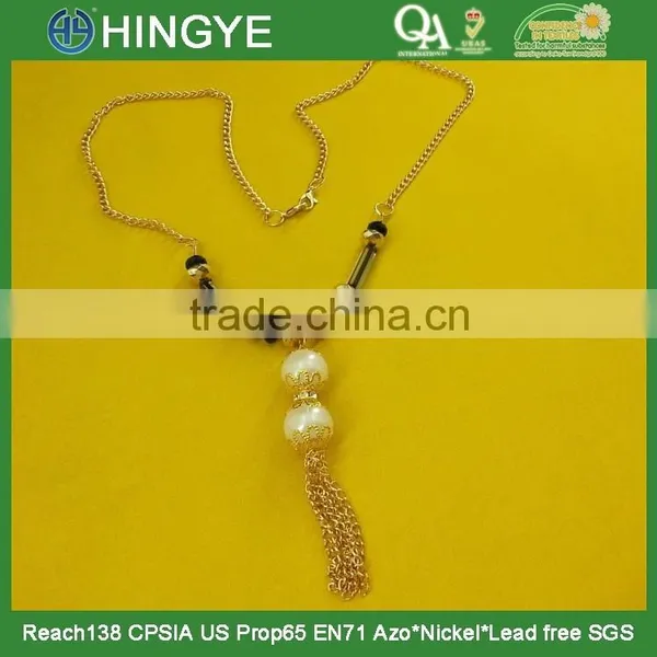 2015 New Fashion Latest Design Pearl Necklace Pendants&charms T1528 photo-3
