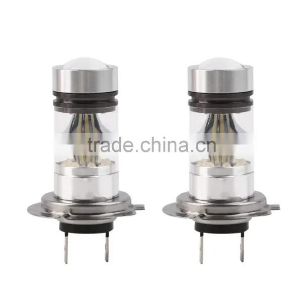 2pcs H7 100W High Power COB LED Car Auto DRL Driving Fog Tail Headlight Light Lamp Bulb White 12-24V Car Styling Free Shipping photo-2