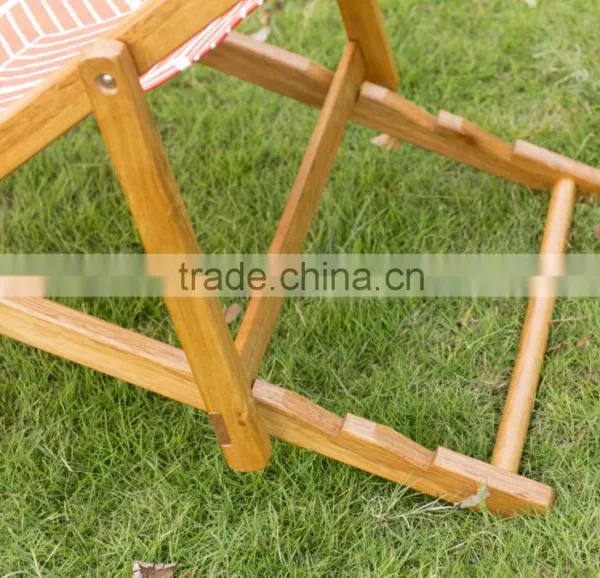 Wooden Foldable Beach Chair photo-3