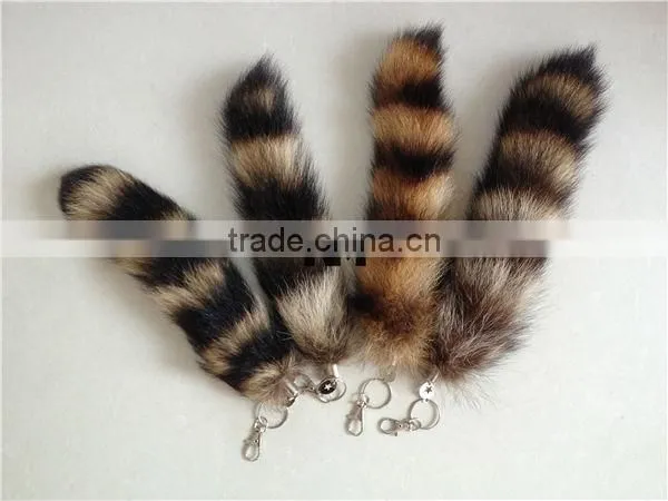 2014 Hot Selling 100% Genuine Raccoon Tail Fur photo-6