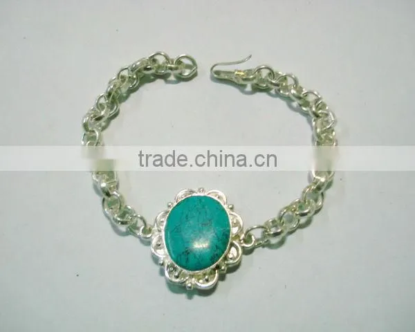 Turquoise Gemstone Bracelet