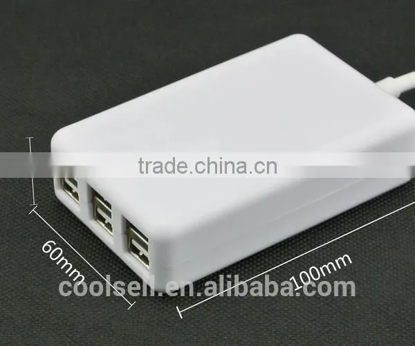 Multi-function 6 Ports Usb Chargers, Total Output 6.0A photo-3