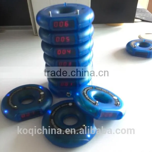 Wireless Queue System With Transmitter Keypad Coaster Pager for Restaurant Vibrating Pagers photo-6