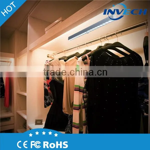 Cheap Battery Operated LED Wardrobe Light Sensor Light for Closet Hanging Rail With Transformer photo-5