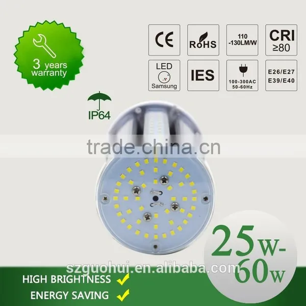 2016 3Years Warramty LED Corn Lamp E27/E40 LED Corn Bulb 20W/36W/40W/50W/80W LED Corn Light photo-3