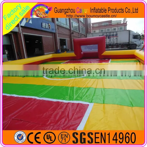 New Inflatable Soapy Football Field For Sale, Air Sealed Inflatable Soap Soccer/Football Field photo-5