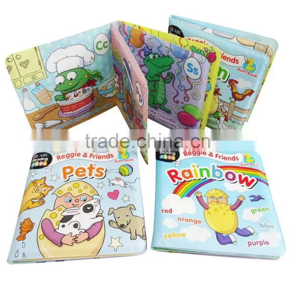 Eco-friendly Interesting Bath Safe Bath Book for Children photo-3