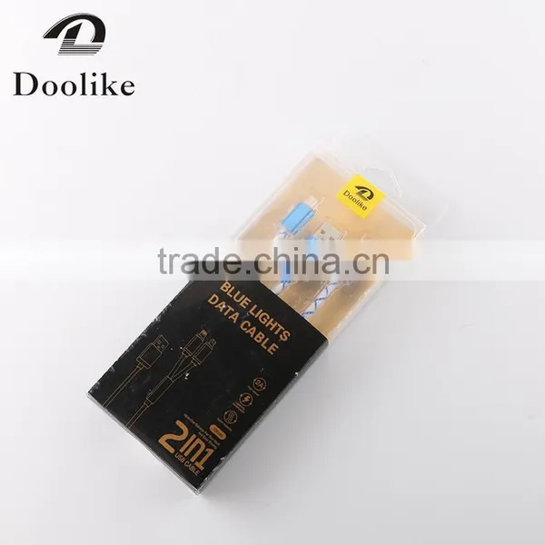 Hot Selling 2 in 1USB Cable For Samsung Mrice USB Cable 1m Wholesale For Iphone Data Cable photo-5