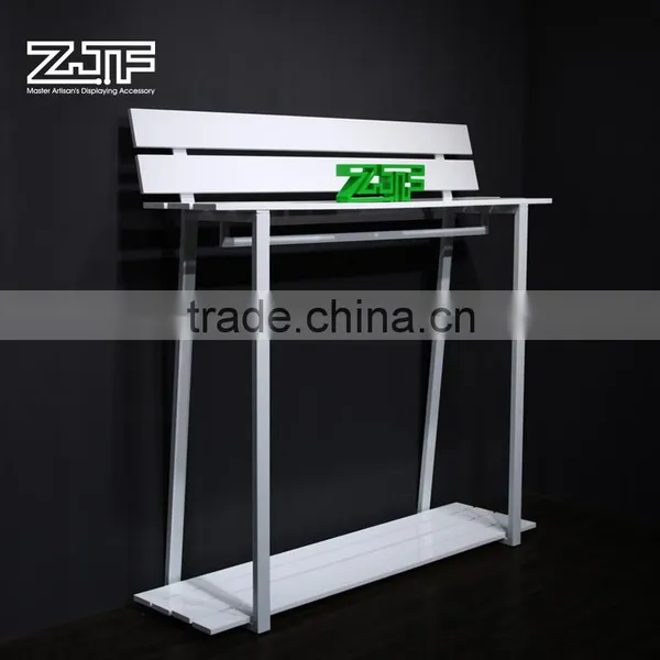 ZJF Top Design White Clothes Display Rack, Handbags Display Rack photo-3