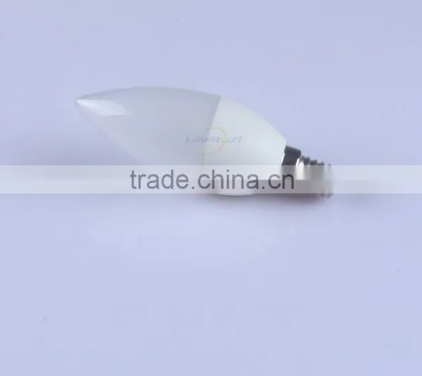Epistar Chip Amazing Price Plastic Aluminum C37 Ra>80 High Bright Led Candle Lamp E14 Dimmable photo-2