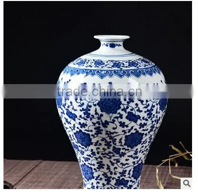 Jingdezhen China Antique Blue and White Custom Made Flower Vase for Wholesale Supplier's Choice photo-5