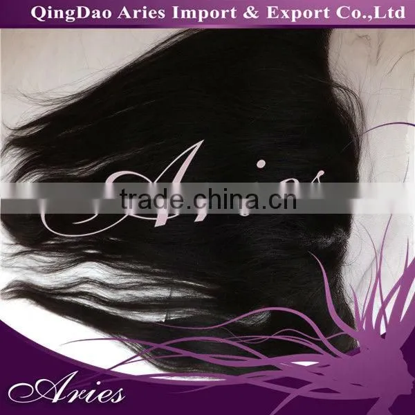 Cheap Silk Base Virgin Brazilian Human Hair Lace Frontal Piece photo-3