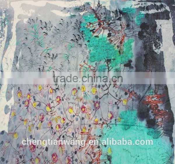 Woven Women's Scarf Wool Fabric for Winter photo-3