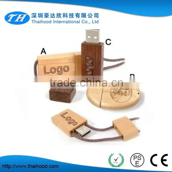 Best Selling Product Bamboo Wooden USB Flash Drives With Custom Logo photo-6