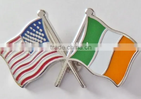Persian Lion Country Cross Flag Small Metal Lapel Pin Badge 3/4 X 3/4 Inches ... New photo-3