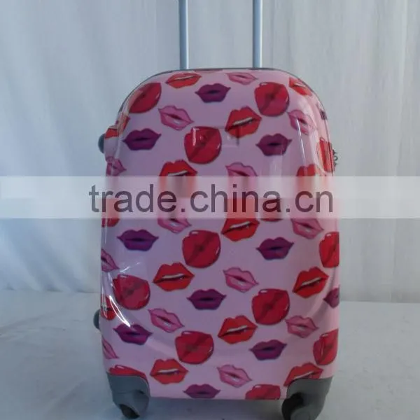 ABS + PC Film Luggage 360 Degree Rotational Wheels/beautiful Luggage
