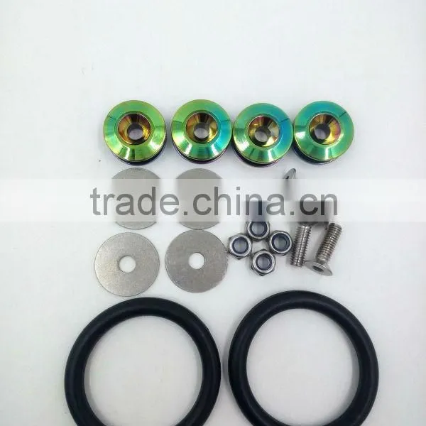 Purple Color Aluminum Car Bumper Fender Quick Release Fasteners photo-6