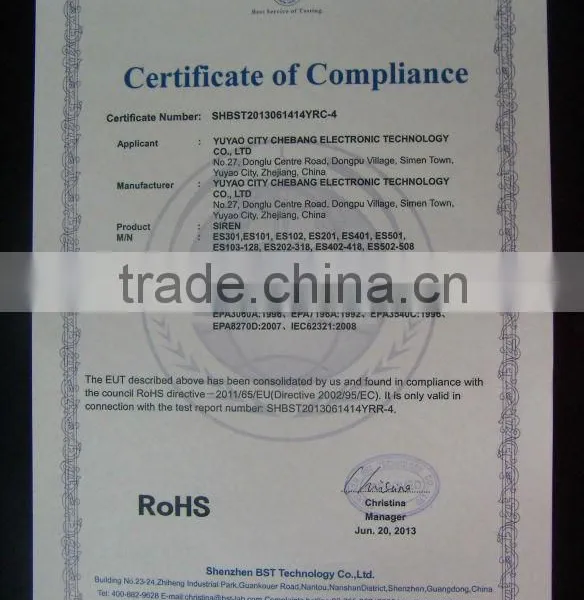 DC 12V~ 80V 100V High Performance Safety Reversing Backup Alarm With CE and Rohs photo-4