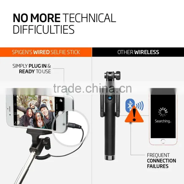 Wired Selfie Stick From Chinese Supplier, Wholesale Selfie Stick , Monopod Selfie Stick With High Quality photo-2