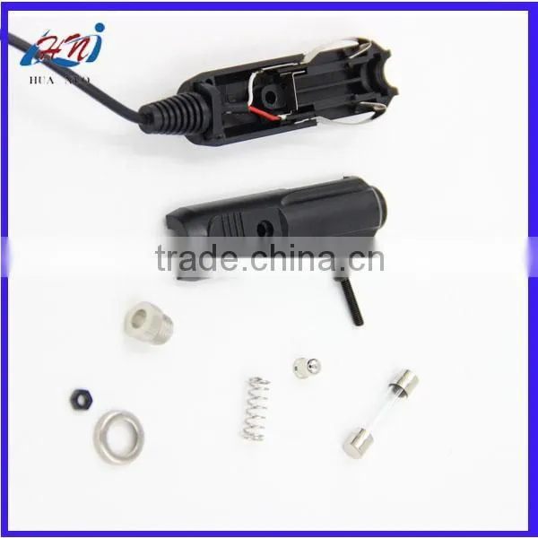 12v Cigarette Lighted Plug With Switch, Car Cigarette Lighter dc Power Cable photo-3
