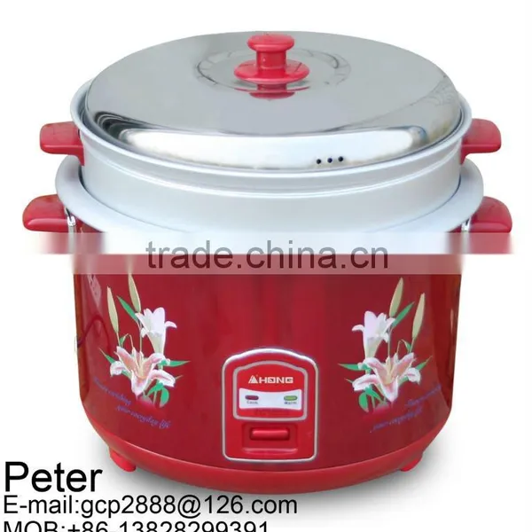 Full Body Print Flower Big Rice Cooker With Steam