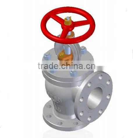 JIS F7472 10K Marine Cast Steel Screw Down Check Angle Valve