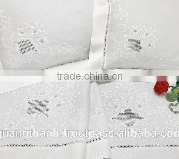 Hand Embroidery Cotton Bedding Set